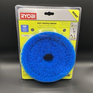 Ryobi 6" Soft Bristle Brush A95SB1 for P4500 P4510 Power Scrubber Tool New